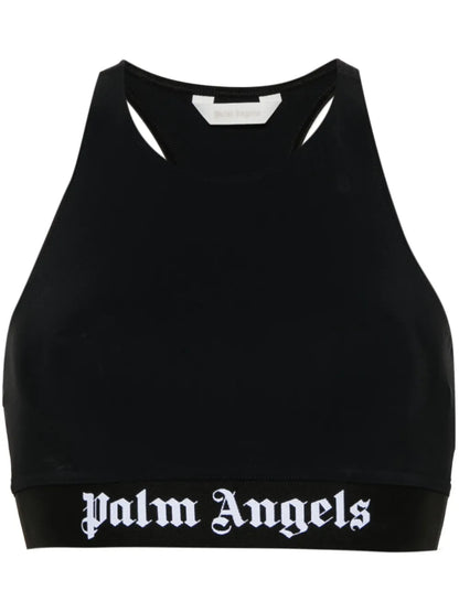 Logo-Tape Crop Top