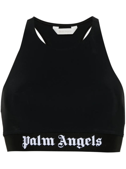 Logo-Tape Crop Top