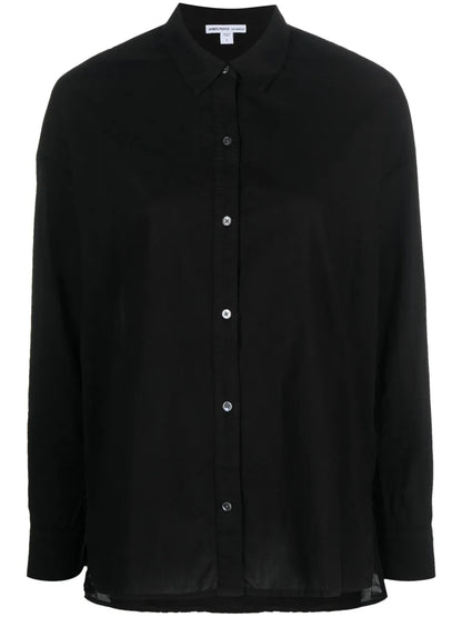 Long-Sleeve Cotton Shirt
