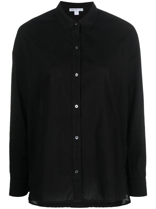 Long-Sleeve Cotton Shirt