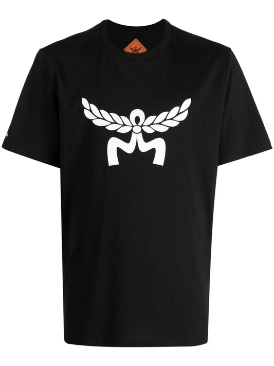 Laurel Logo-Print Organic-Cotton T-Shirt