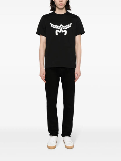 Laurel Logo-Print Organic-Cotton T-Shirt