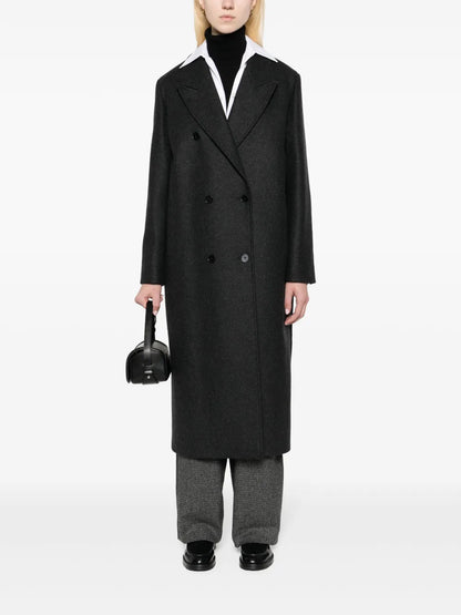 Check-Pattern Tapered Trousers