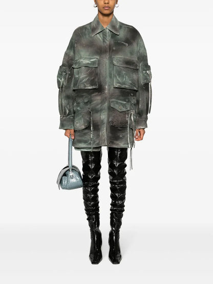 Fern Distressed Denim Jacket