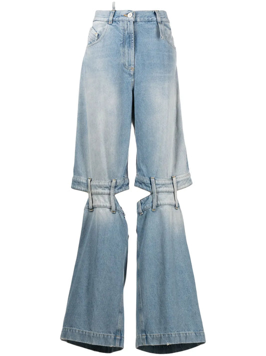 Ashton Mid-Rise Wide-Leg Jeans