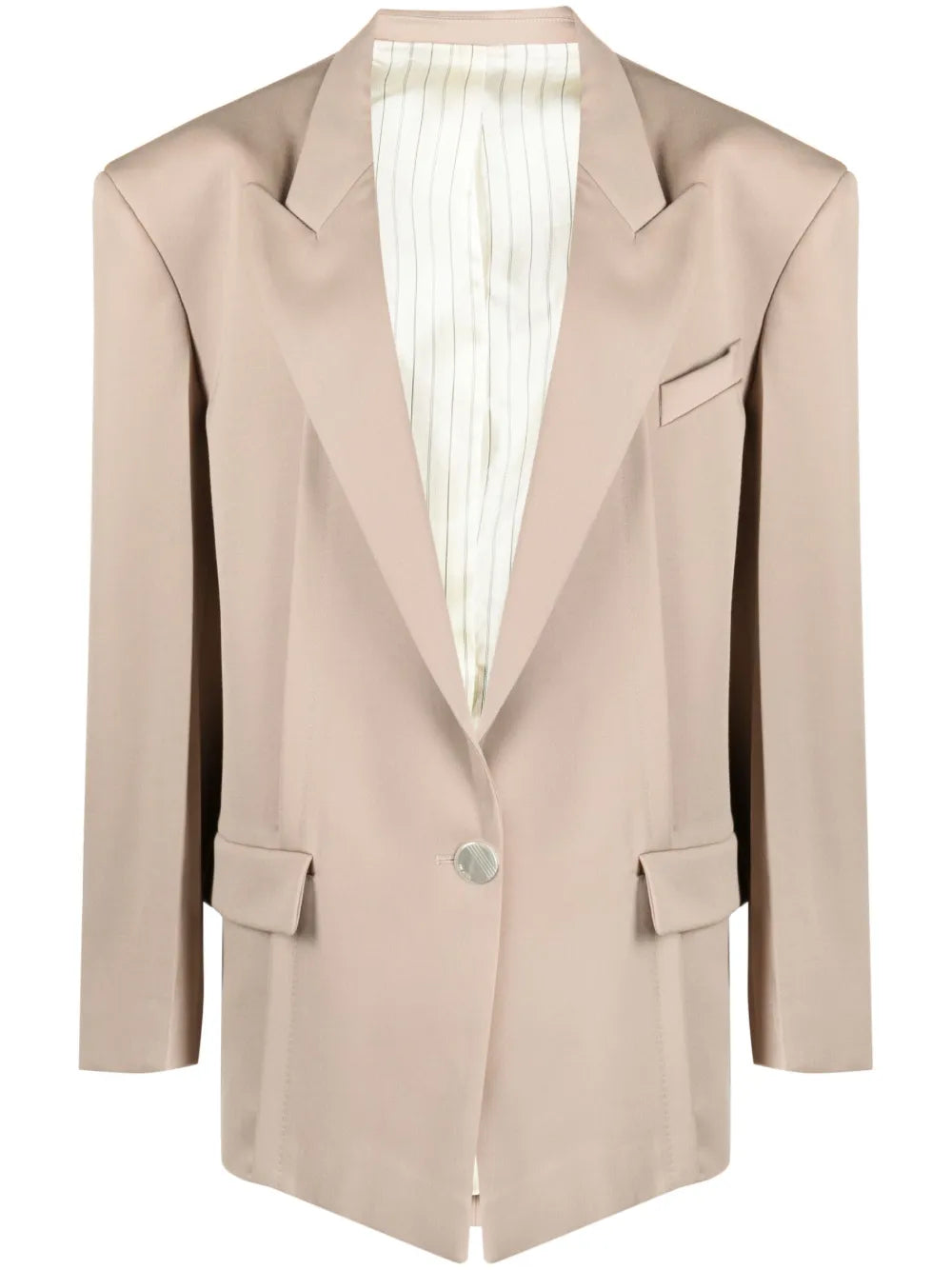 Glen Oversized Single-Breasted Blazer