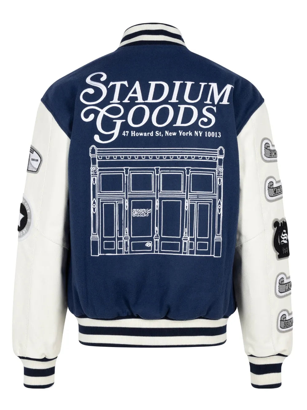 "Nyc" Wool Varsity Jacket