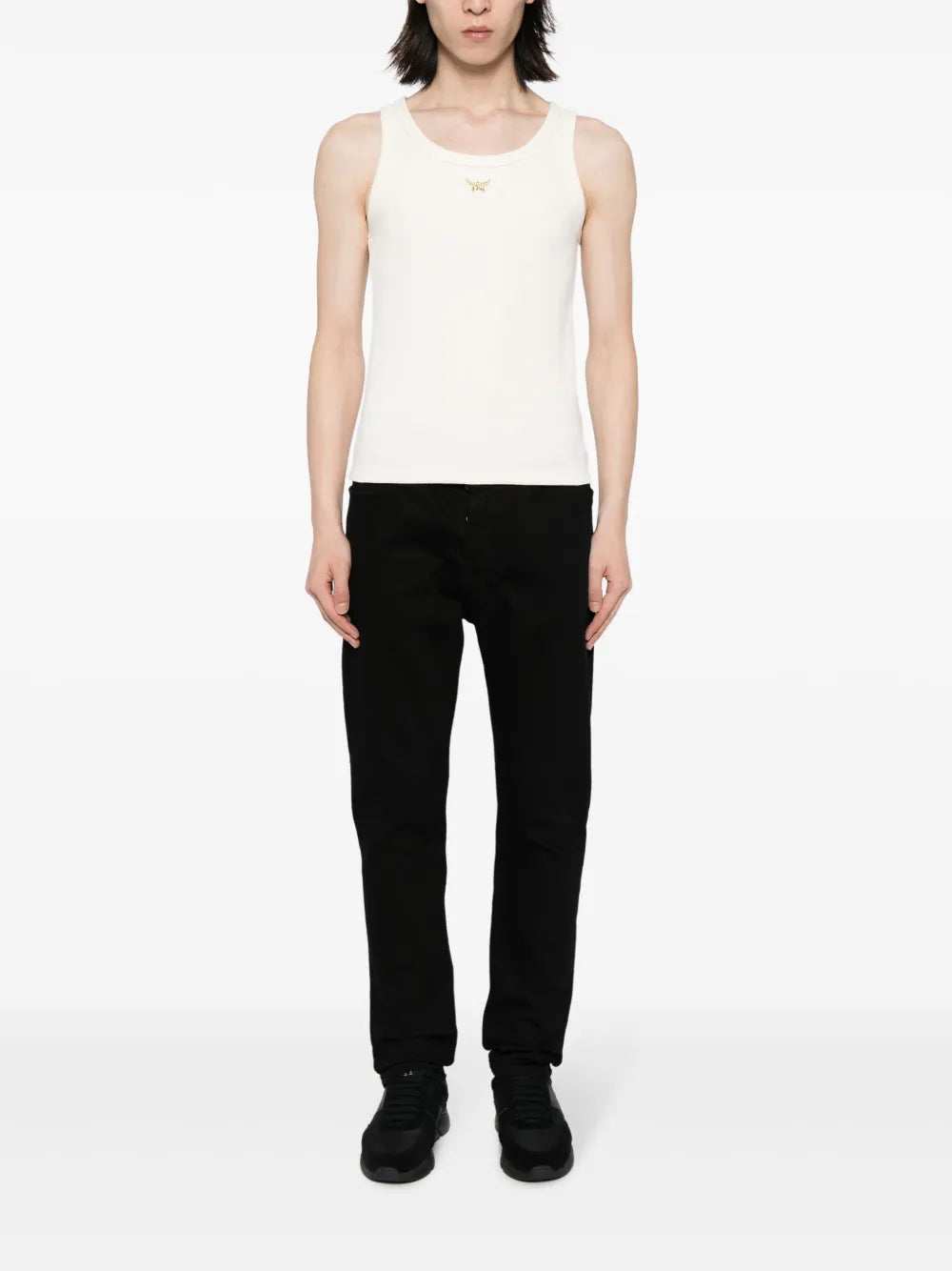 Logo Bouclé Tank Top