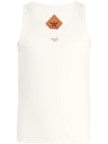 Logo Bouclé Tank Top