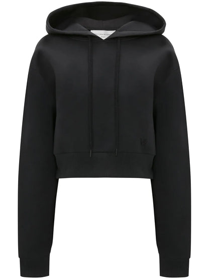 Logo-Embroidered Cotton-Blend Hoodie