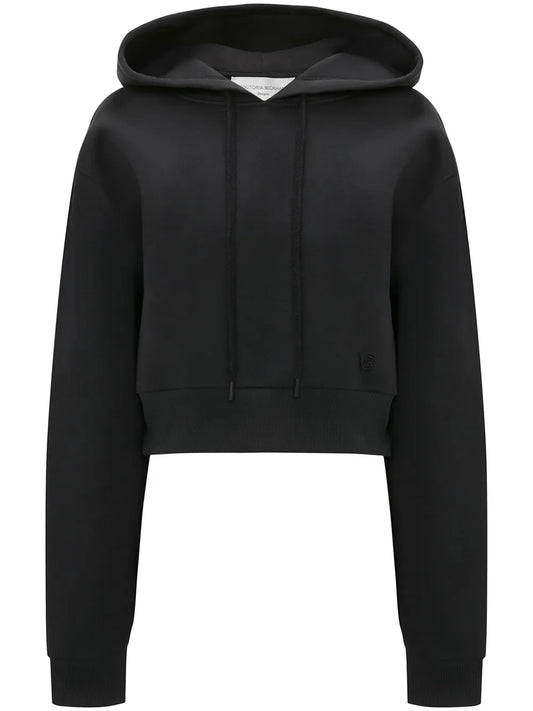 Logo-Embroidered Cotton-Blend Hoodie