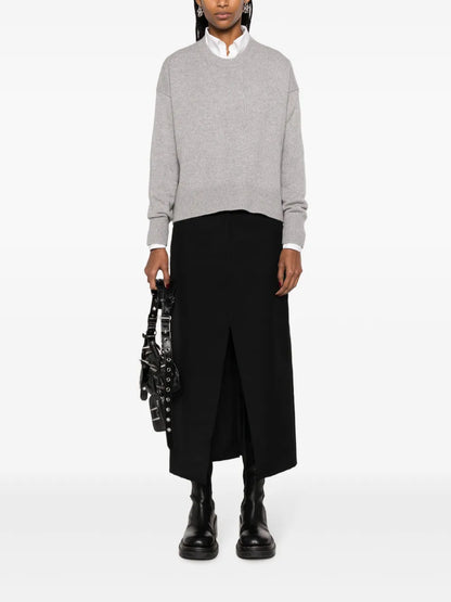 Drop-Shoulder Cashmere Jumper