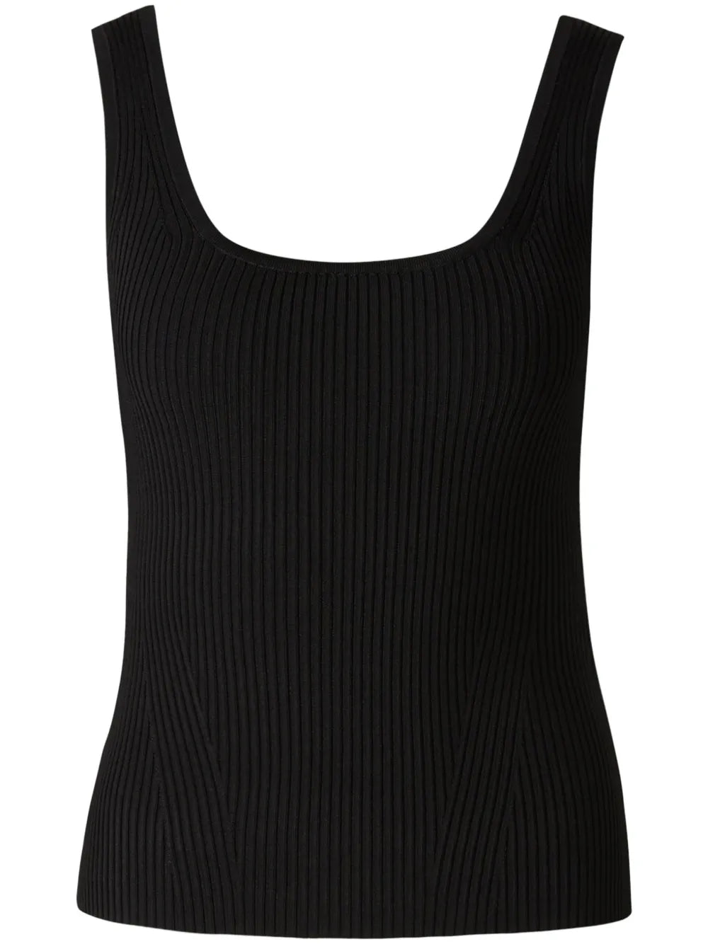 Ribbed Square-Neck Tank Top