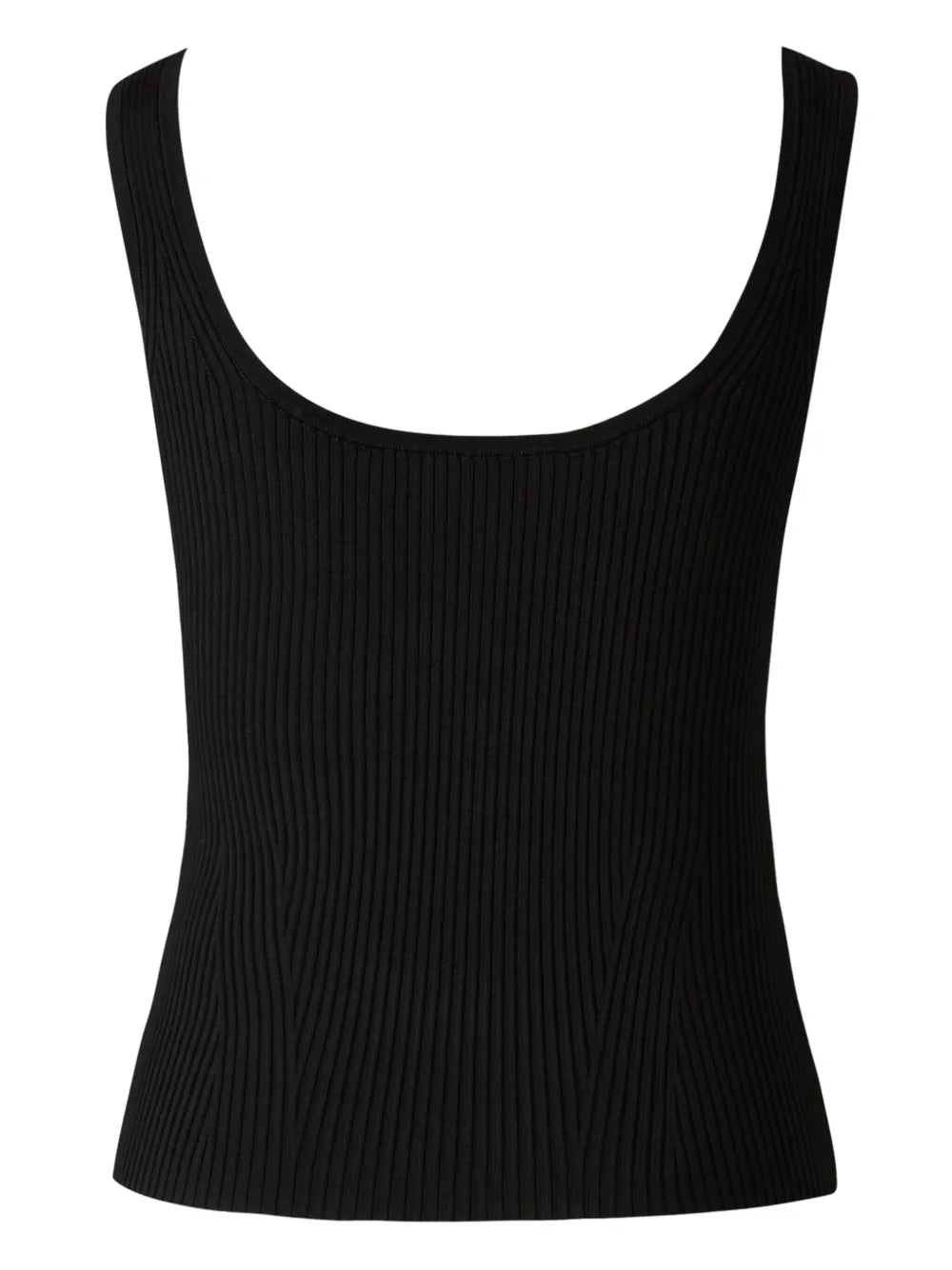 Ribbed Square-Neck Tank Top