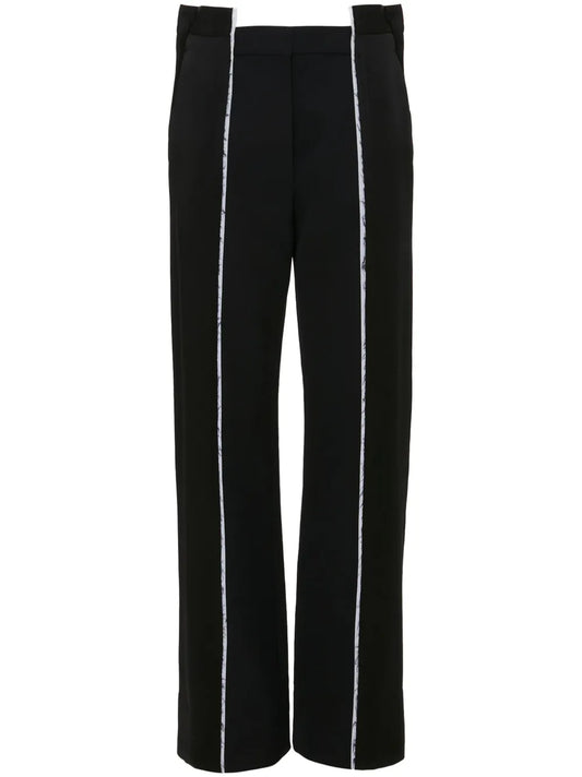 Straight-Leg Deconstructed Trousers