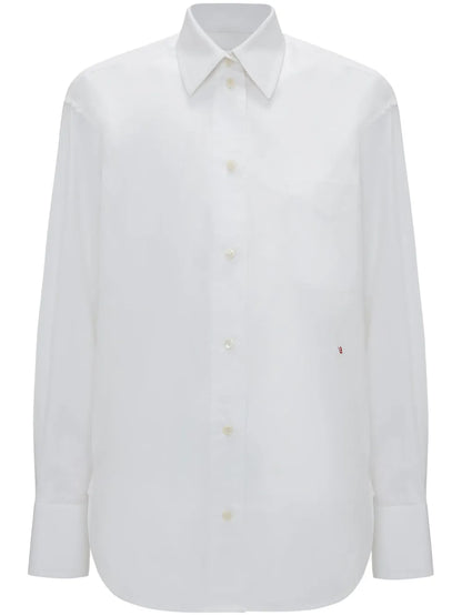 Drop-Shoulder Cotton Shirt