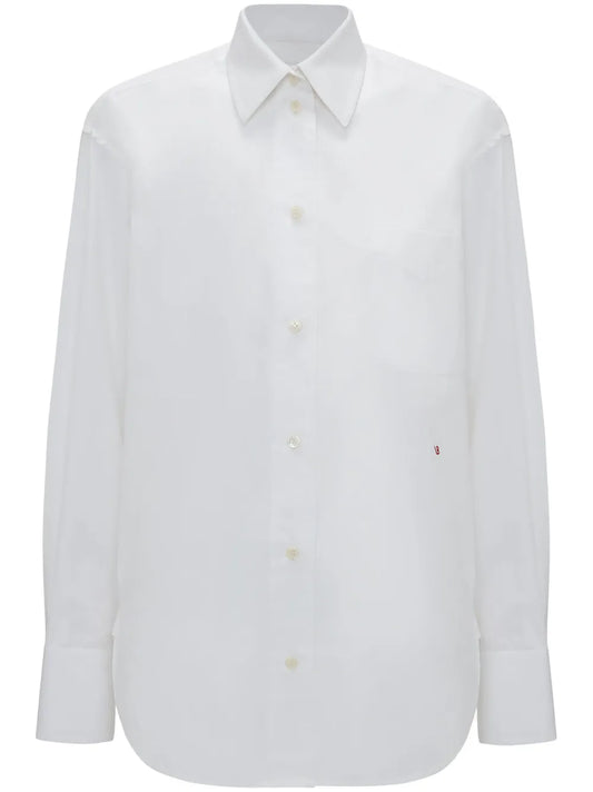 Drop-Shoulder Cotton Shirt