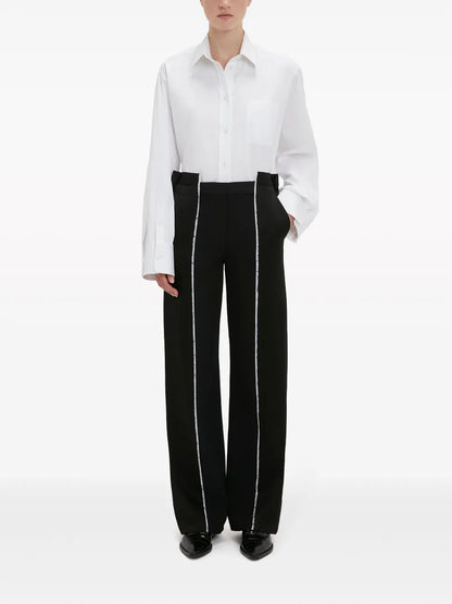 Drop-Shoulder Cotton Shirt