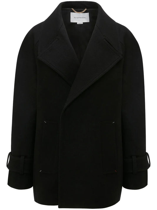 Stitch-Detail Peacoat