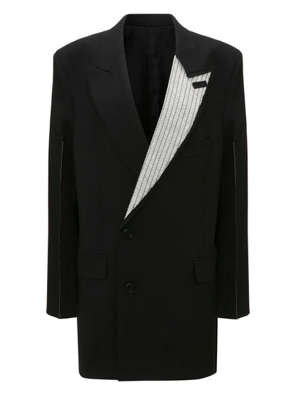 Double-Breasted Tailored Minidress