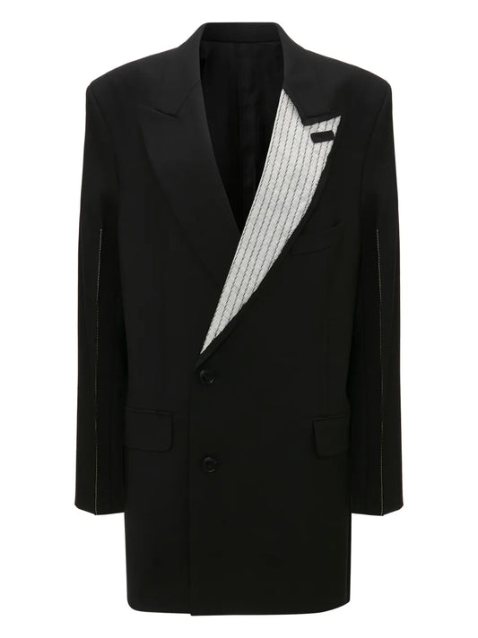 Double-Breasted Tailored Minidress