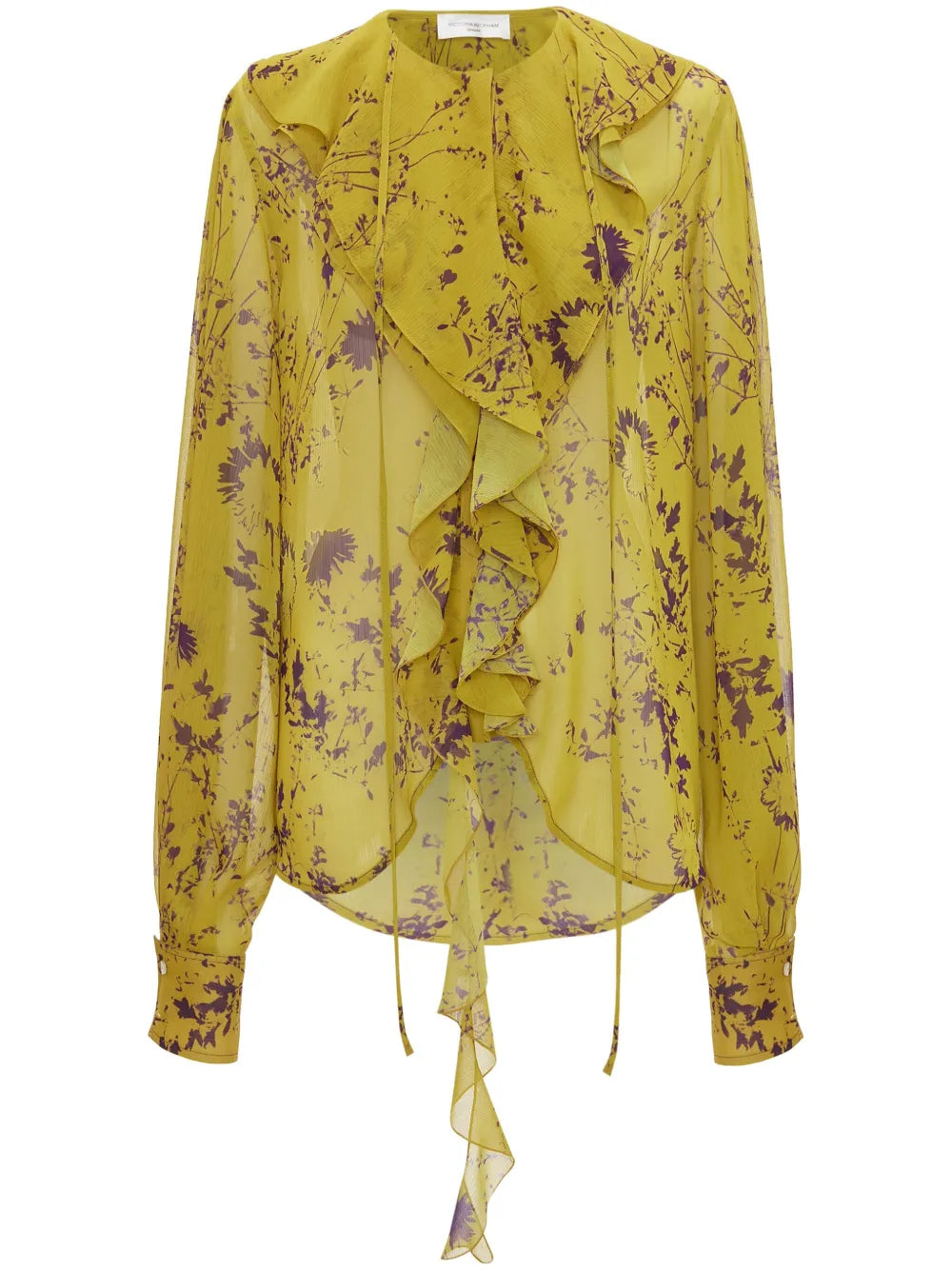 Romantic Floral-Print Blouse