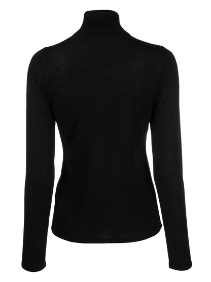 High-Neck Long-Sleeve Jumper