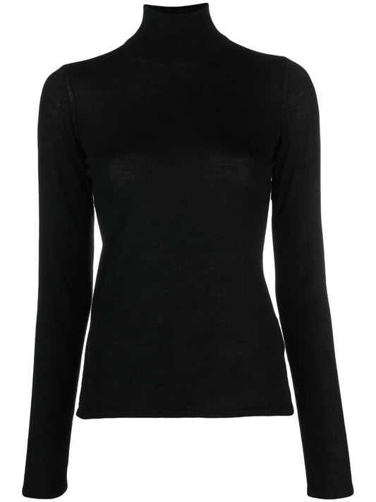 High-Neck Long-Sleeve Jumper