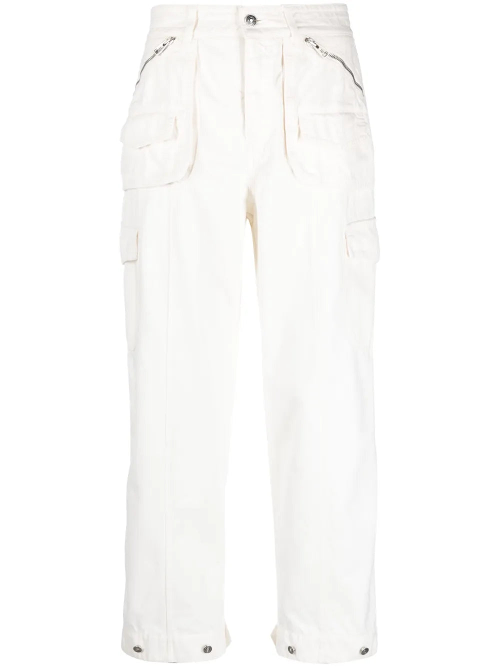 Cropped Cargo Trousers