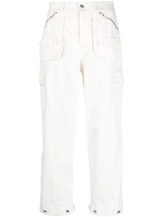 Cropped Cargo Trousers