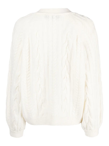 Cable-Knit Cashmere Cardigan