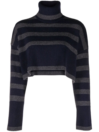 Striped Cropped Jumper