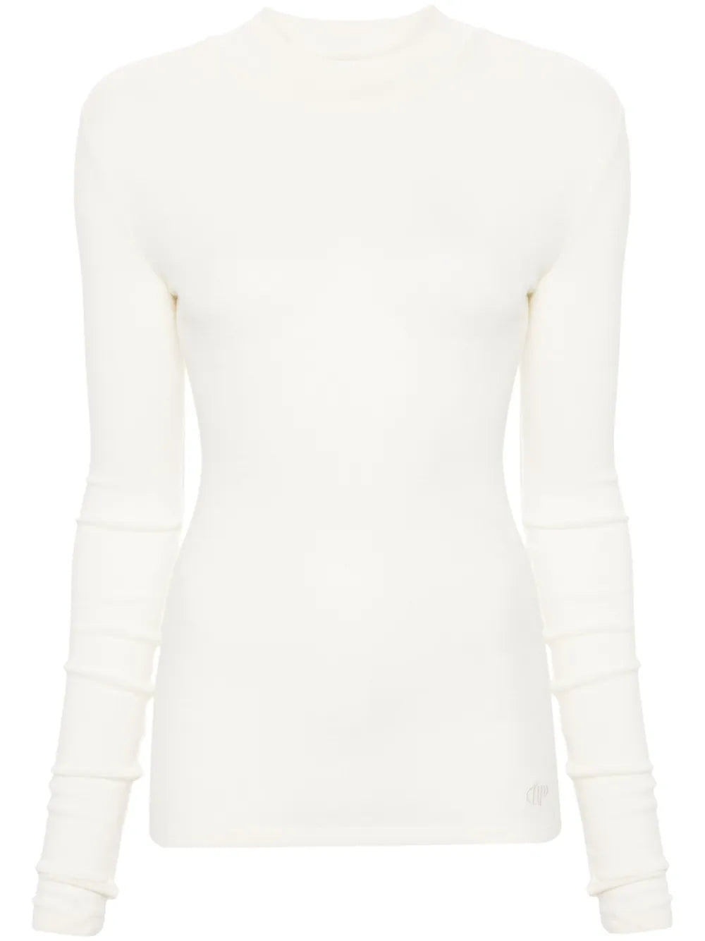High-Neck Wool Sweater