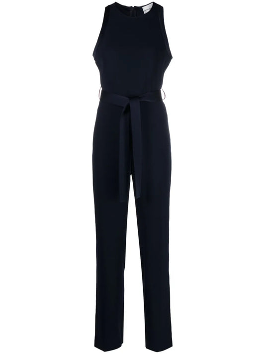 Belted Straight-Leg Jumpsuit