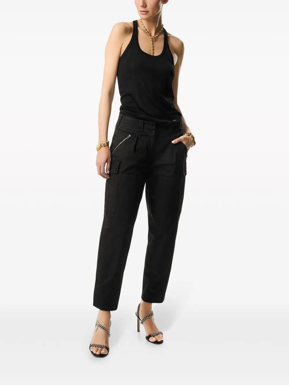Cargo Cropped Trousers