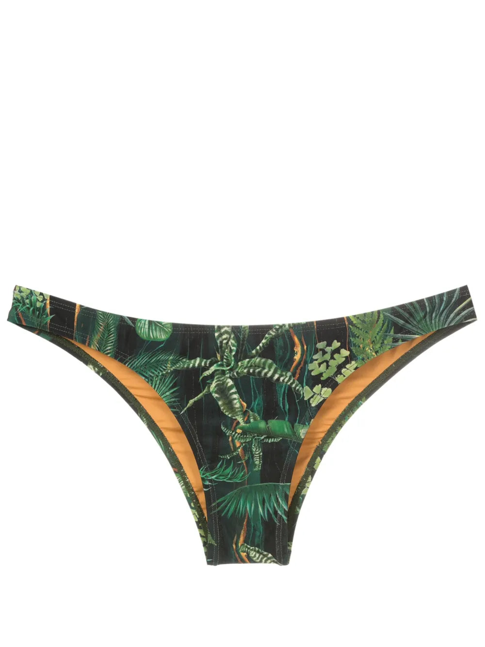 Poipu Leaf-Print Bikini Bottoms