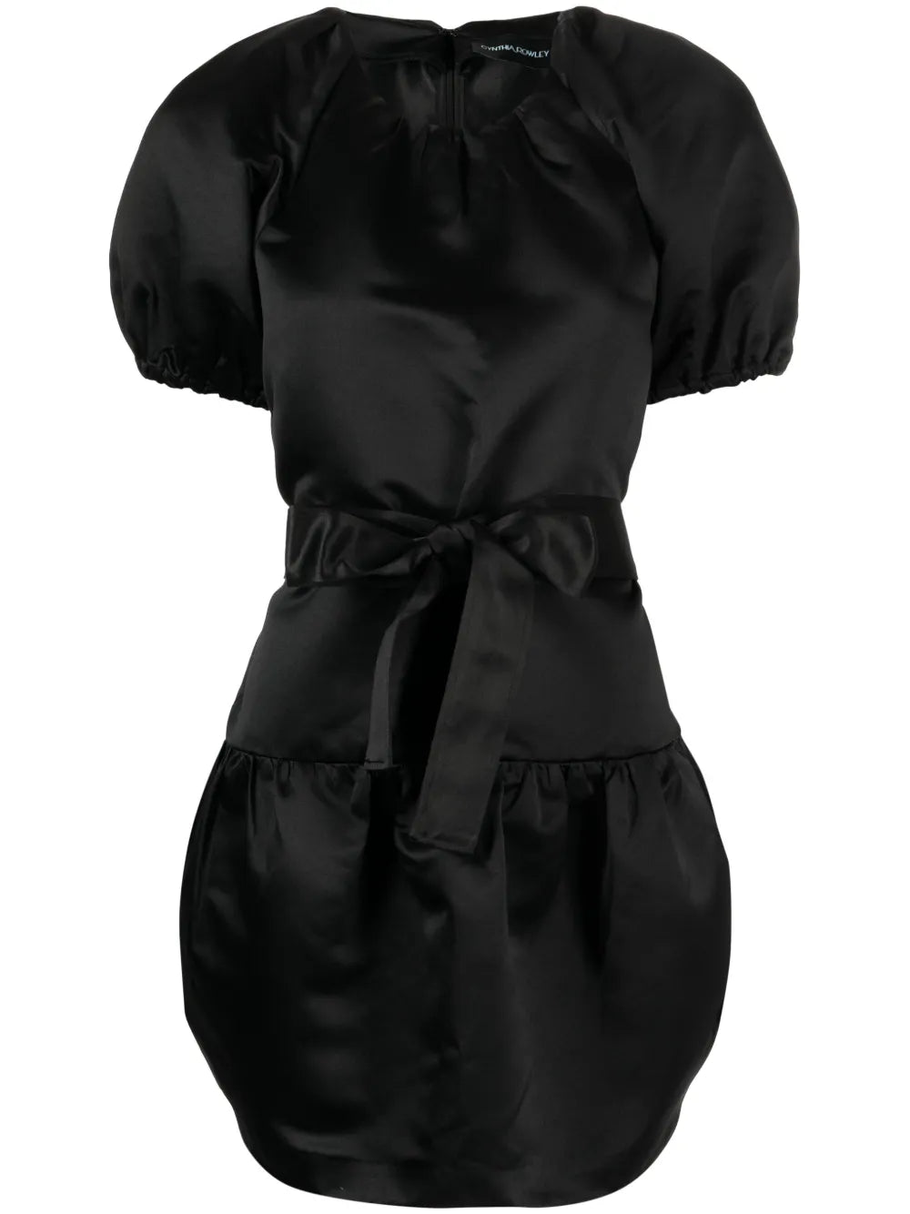 Satin Tulip Mini Dress
