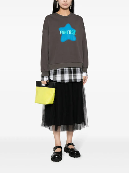 Fantasy Layered Jersey Sweatshirt