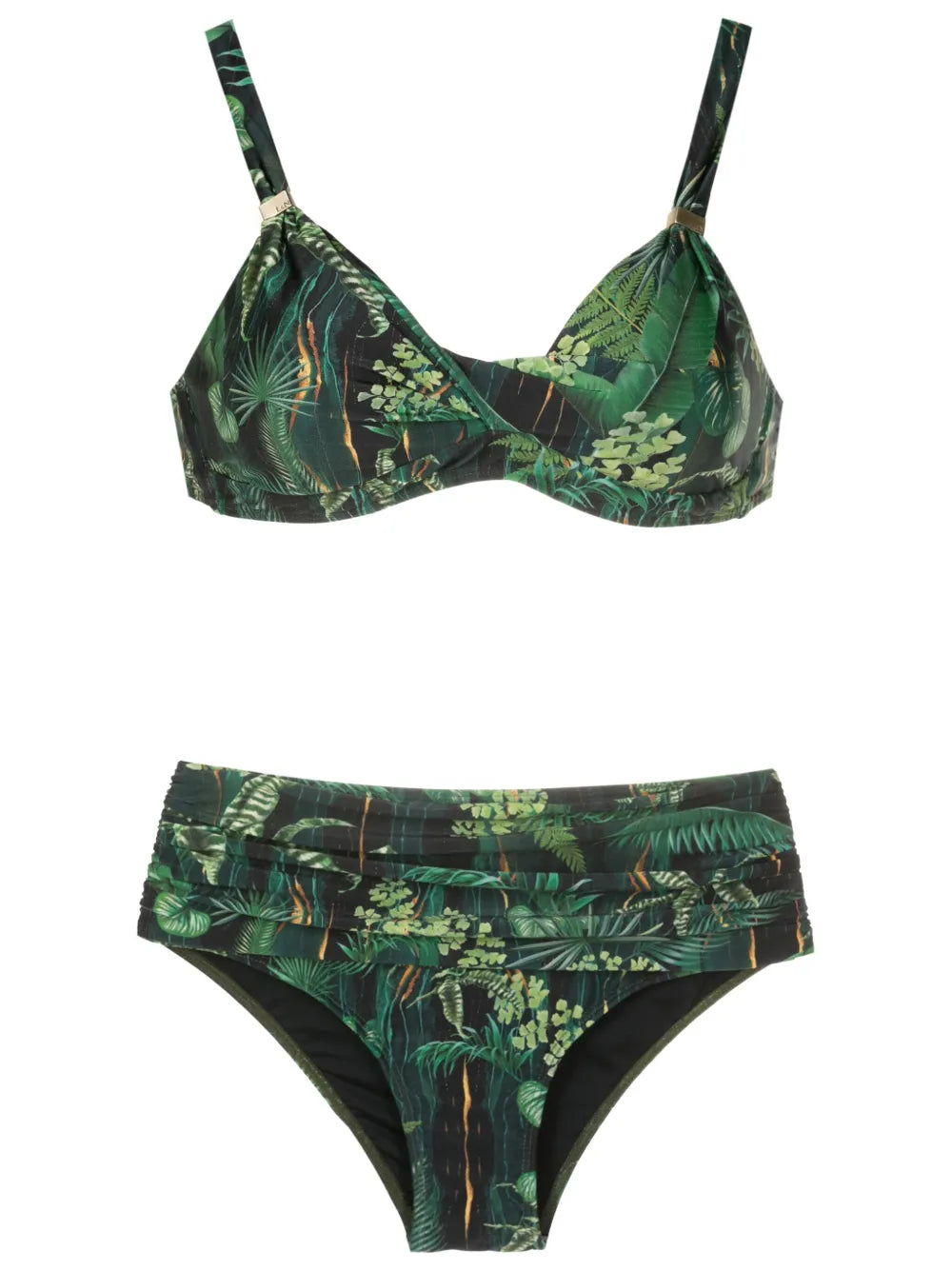 Marianne Leaf-Print Bikini