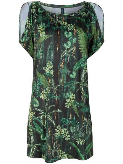 Allat Leaf-Print Tunic