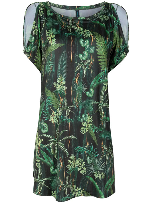Allat Leaf-Print Tunic
