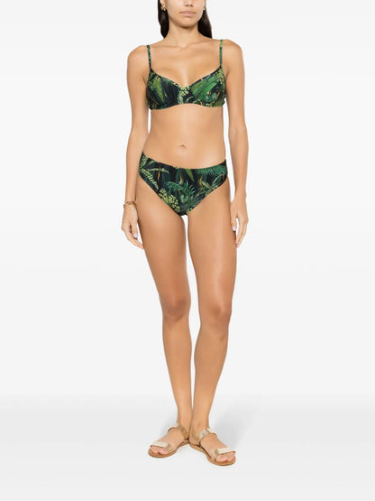 Lilica Leaf-Print Bikini