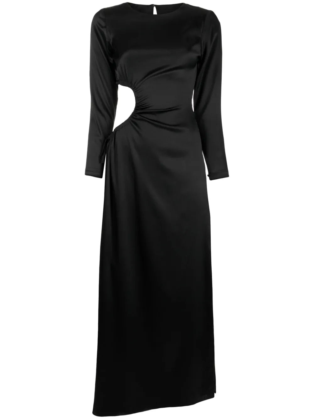 Striking Silk Maxi Dress