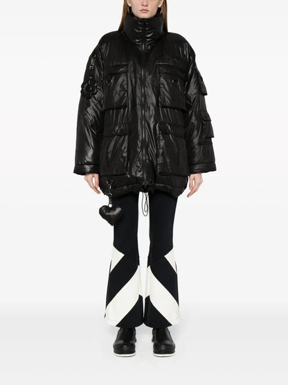 Cargo-Pocket Puffer Coat
