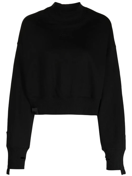 Logo-Patch Jersey Sweatshirt
