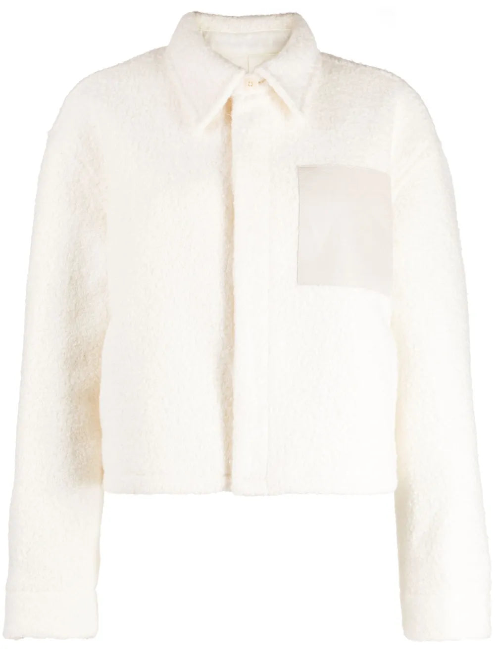 Logo-Patch Shirt Jacket