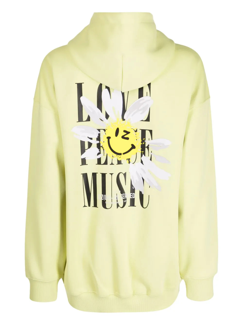 Graphic-Print Drawstring Hoodie