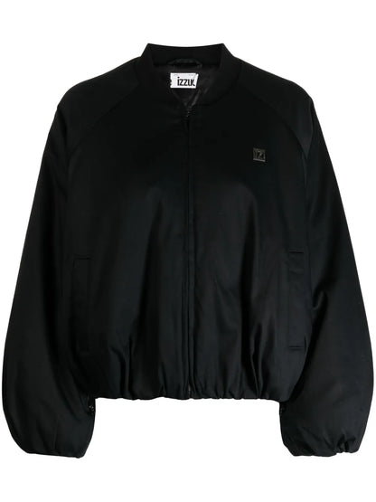 Logo-Plaque Bomber Jacket