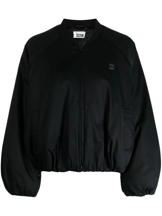 Logo-Plaque Bomber Jacket