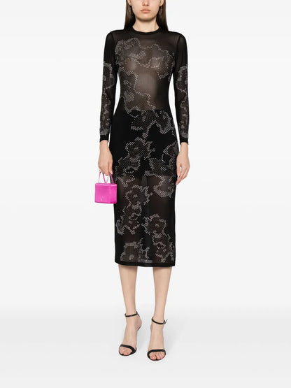 Aaliyah Crystal-Embellished Dress